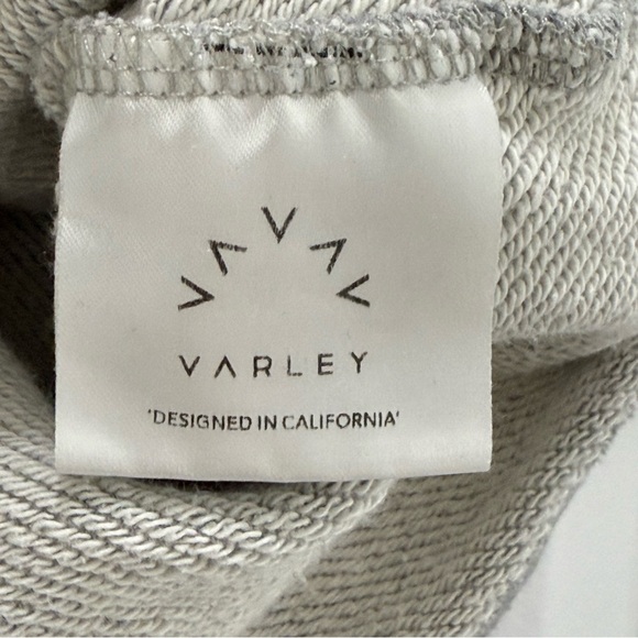 Varley Carbon Revive Cold Shoulder Sweatshirt in Light Heather Grey S Revolve - Picture 9 of 12